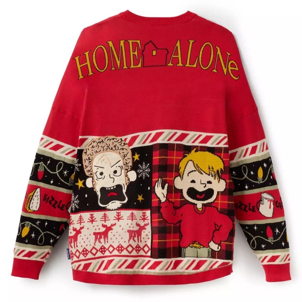 Disney Home Alone Size XS Pullover Spirit Jersey For Adults Christmas D25